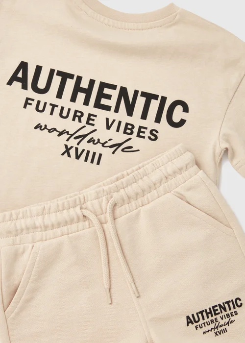 Boys Stone Authentic Future Top & Short Set (1-7yrs) - 1-1.5 Yrs Image 2