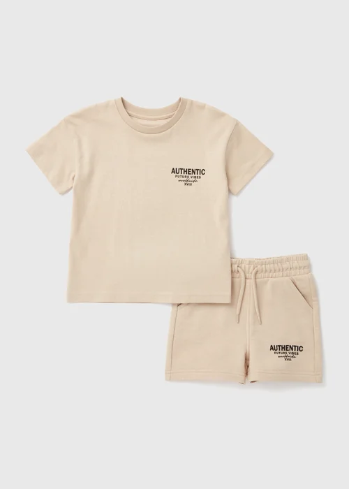 Boys Stone Authentic Future Top & Short Set (1-7yrs) - 1-1.5 Yrs Image 1