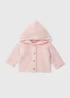 Baby Pink Cardigan (Newborn-23mths) - Newborn Image 1