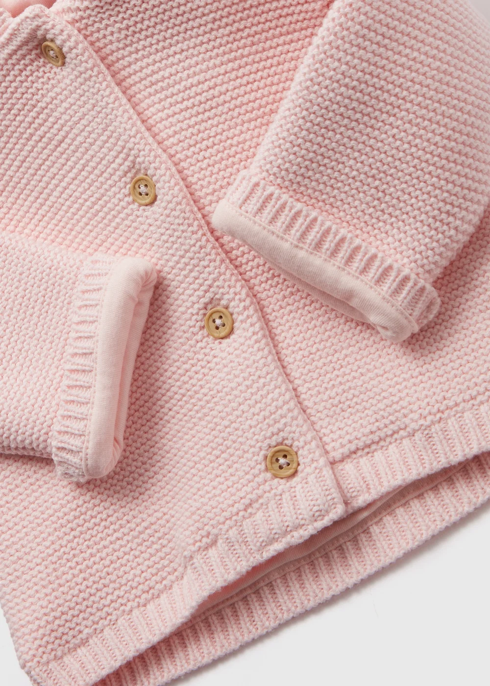 Baby Pink Cardigan (Newborn-23mths) - Newborn Image 2
