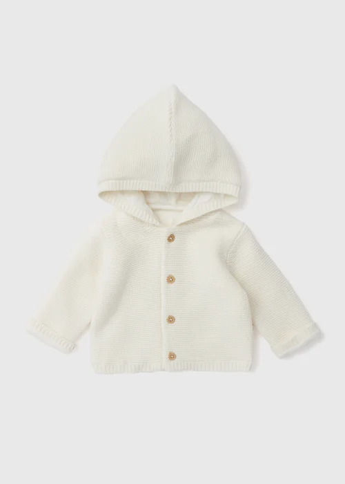 Baby Cream Cardigan (Newborn-23mths) - 0-3 months Image 1