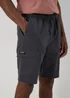 Charcoal Textured Cargo Shorts - S Image 3