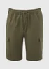 Khaki Technical Drawcord Cargo Shorts - S Image 5