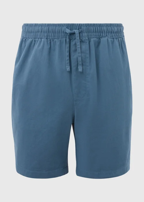 Blue Drawcord Chino Shorts - S Image 5