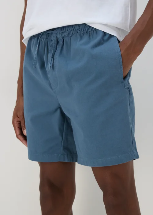 Blue Drawcord Chino Shorts - S Image 3