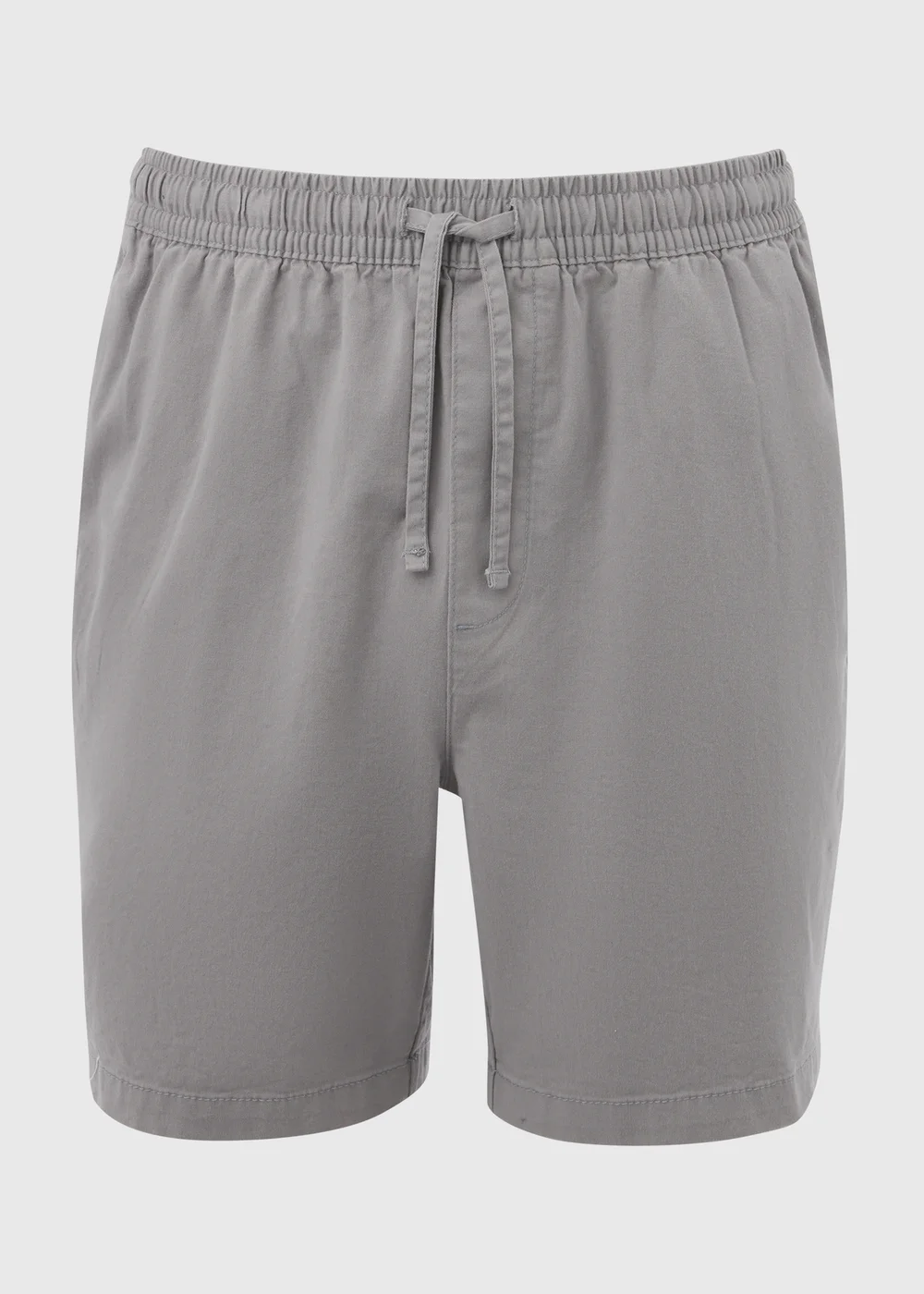 Light Grey Drawcord Chino Shorts - S Image 5