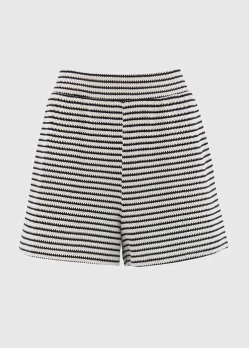Black & White Stripe Shorts - 8 Image 5