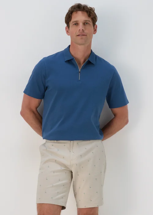 Bone Palm Print Shorts - 30 Image 1