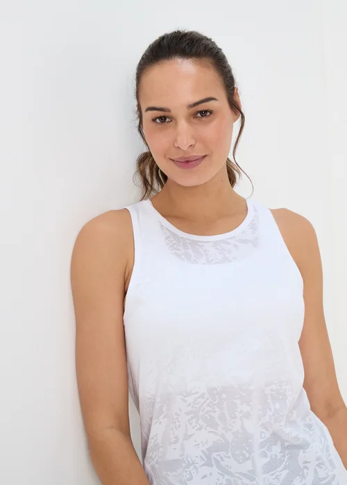Souluxe White Sports Vest Top - S Image 3