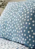 Blue Polka Dot Duvet Set - Single Image 2