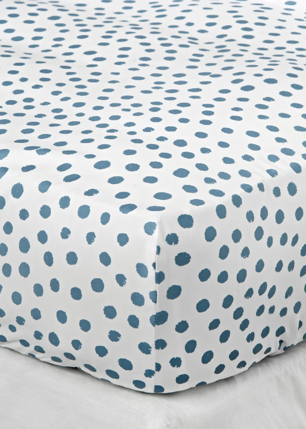 Blue Polka Dot Duvet Set - Single Image 4
