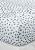 Blue Polka Dot Duvet Set - Single Image 4