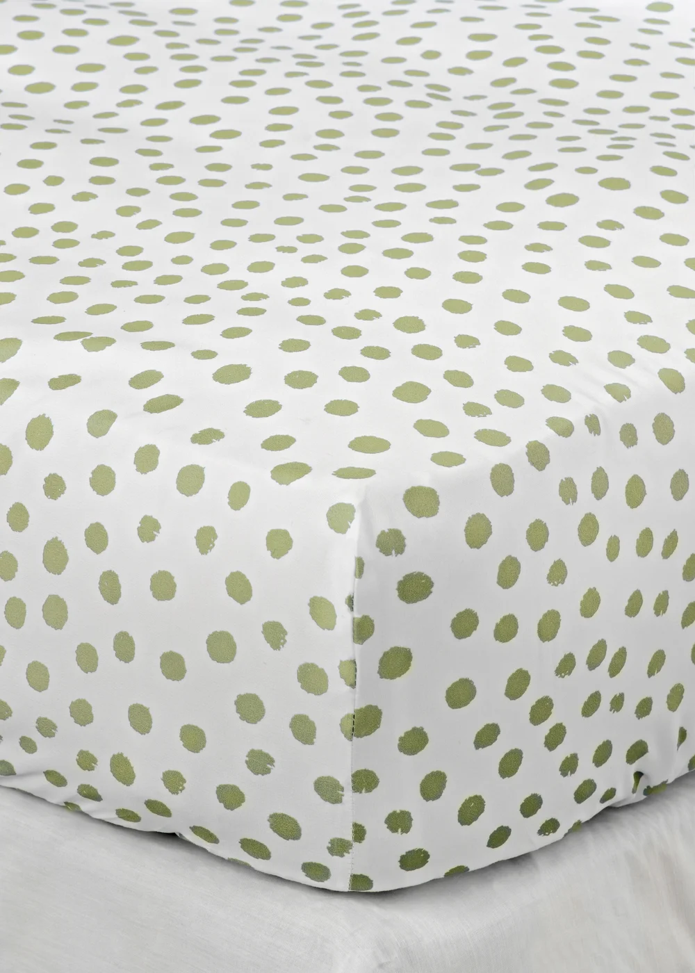 Green Spot Print Duvet Set - Single Image 4