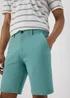 Teal Slim Fit Chino Shorts - 30 Image 3