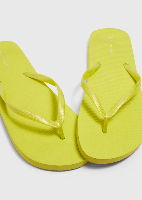 Lime Flip Flops - Small Image 2