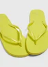 Lime Flip Flops - Small Image 2