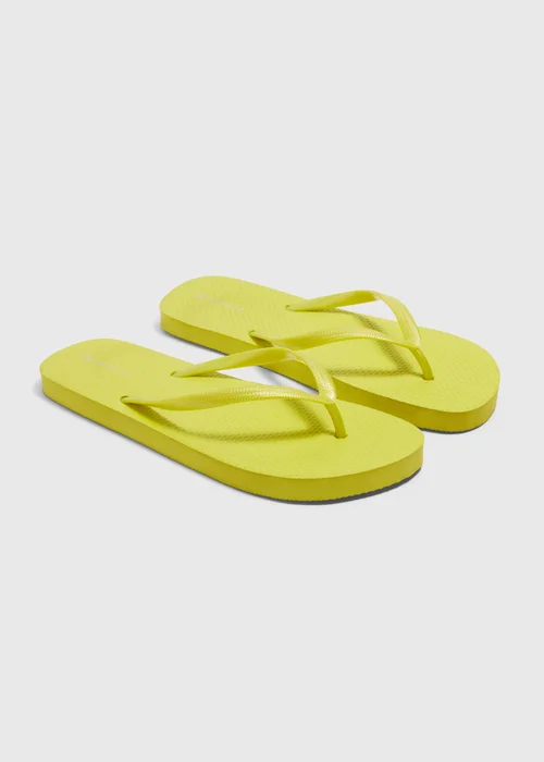 Lime Flip Flops - Small Image 1