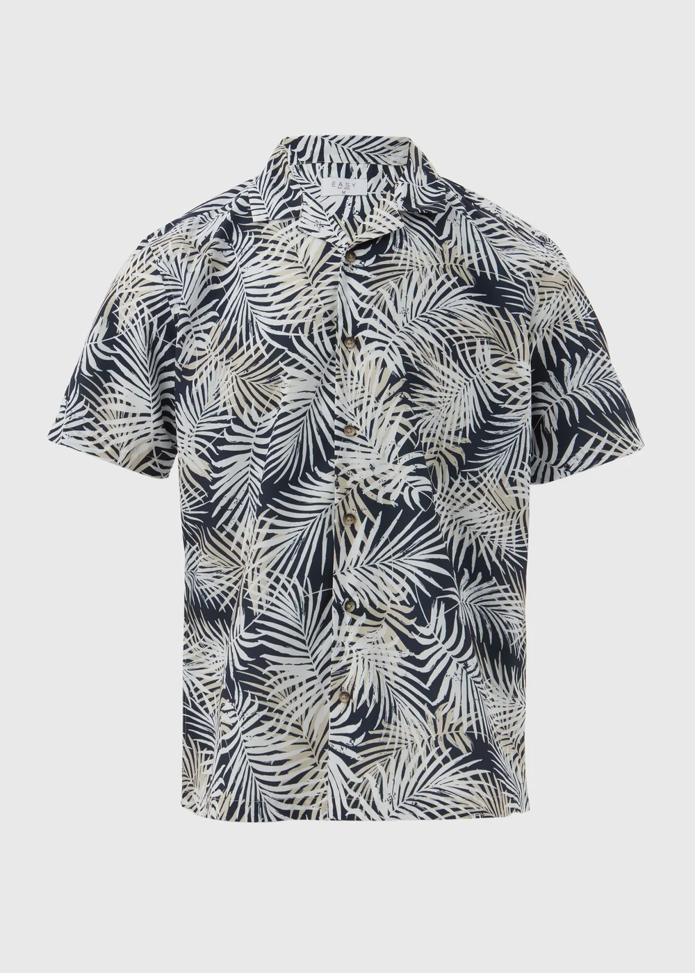 Stone Leaf Print Shirt - Small Image 5