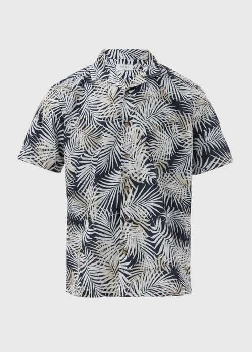 Stone Leaf Print Shirt - Small Image 5