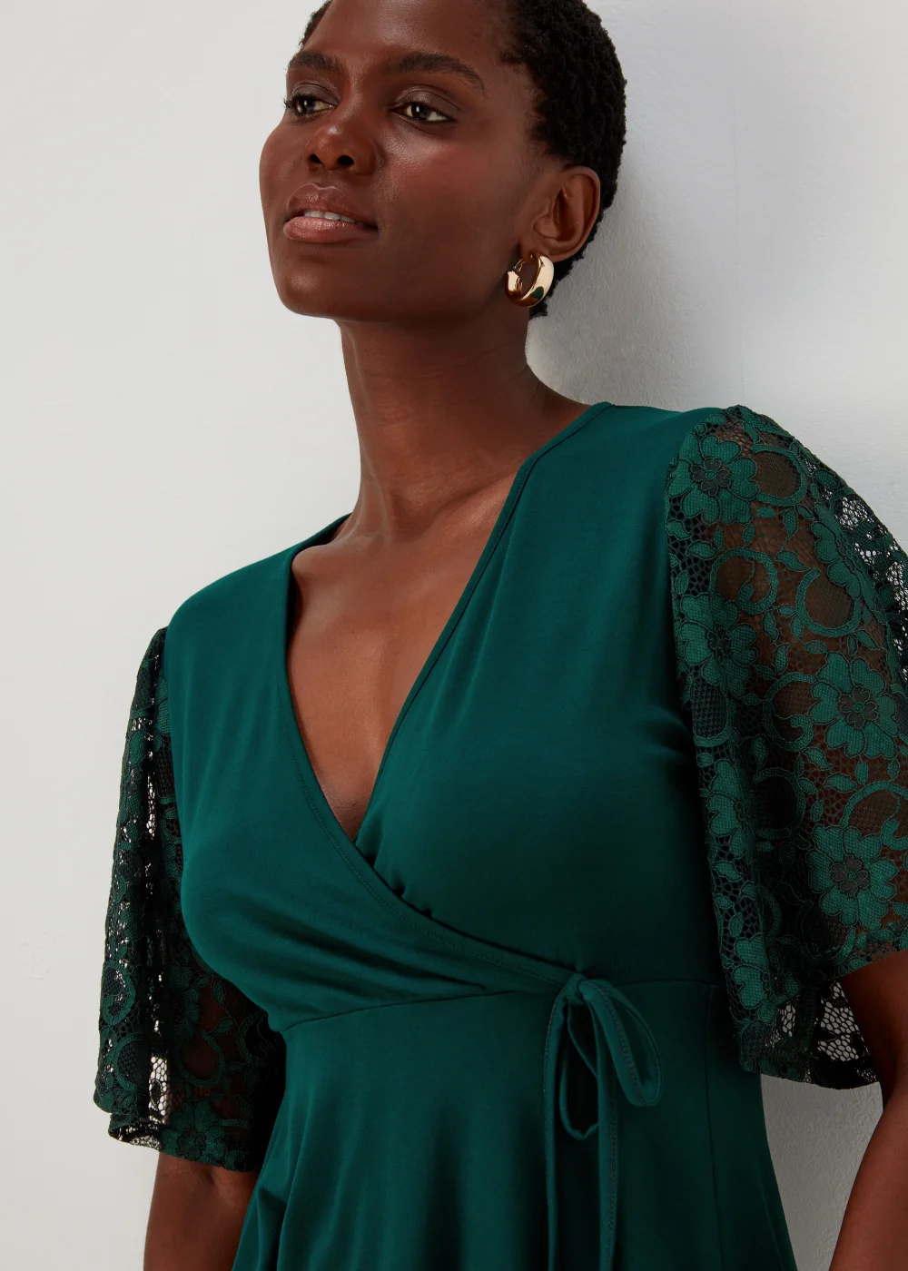 Green Lace Angel Jersey - Size 8 Image 3