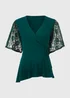 Green Lace Angel Jersey - Size 8 Image 5