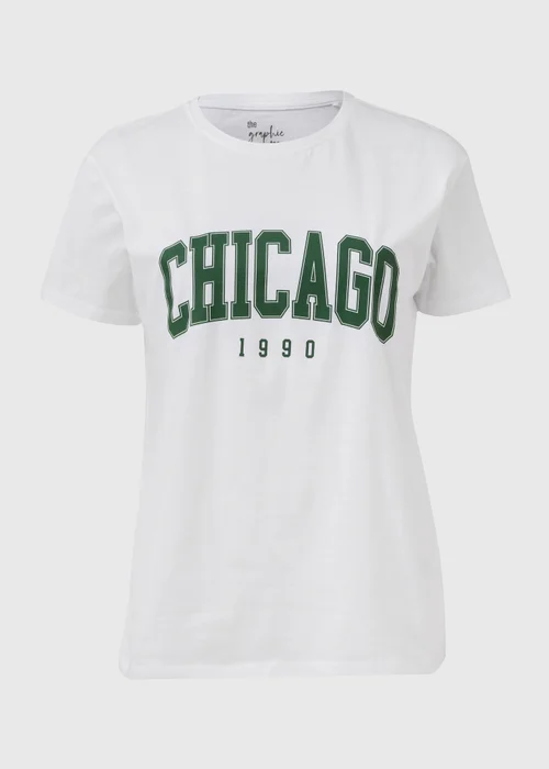 White Chicago T-Shirt - 8 Image 5
