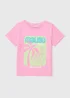 Pink Malibu Short Sleeve T-Shirt (7-13yrs) - Age 7 Years Image 1