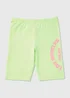 Girls Green Los Angeles Cycling Shorts (7-13yrs) - Age 7 Years Image 1