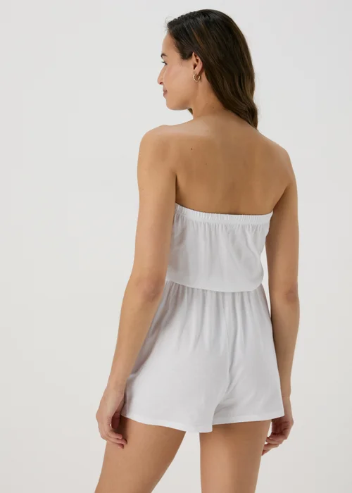 White Plain Playsuit - S Image 2