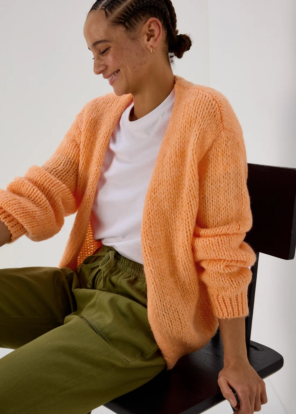 Orange Lofty Cardigan - XS Image 1