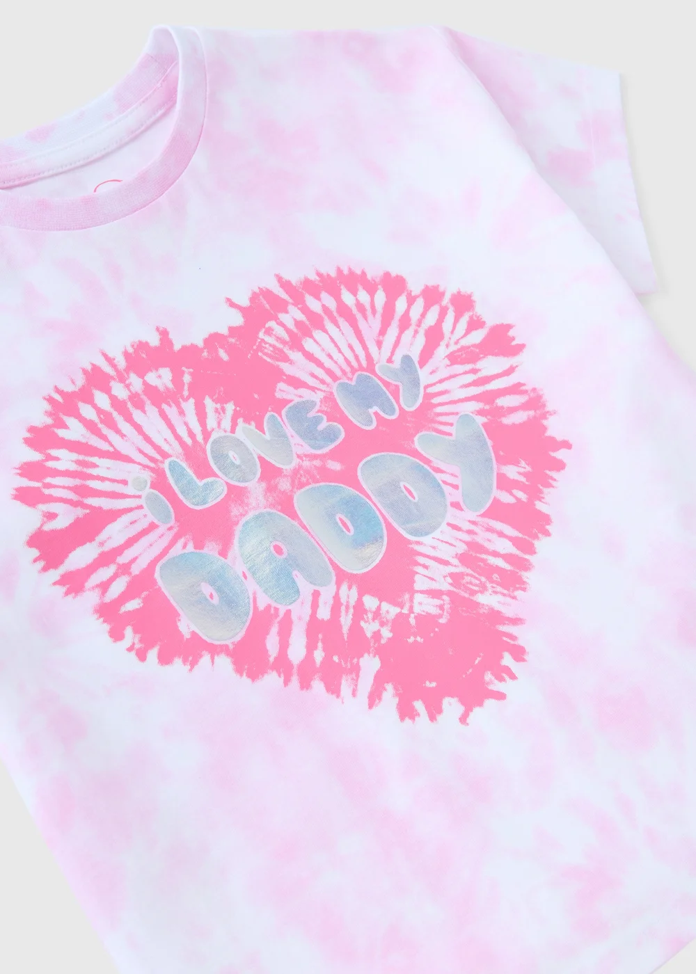 Girls Pink Tie Dye T-Shirt (1-7yrs) - 1 to 1 half years Image 2