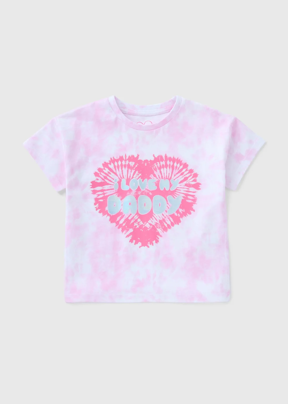 Girls Pink Tie Dye T-Shirt (1-7yrs) - 1 to 1 half years Image 1