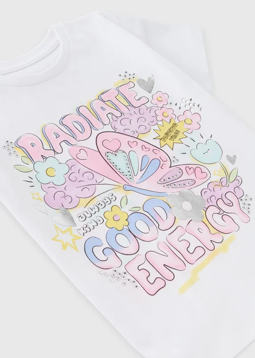 Girls White Candy Dream T-Shirt (1-7yrs) - 1-1.5 Yrs Image 2