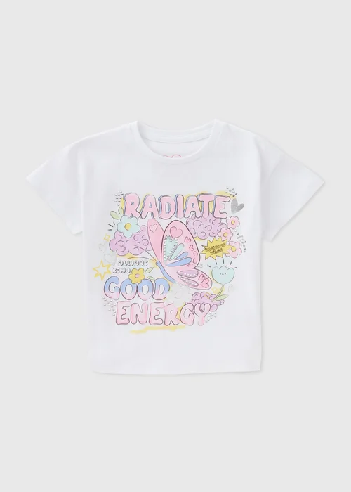 Girls White Candy Dream T-Shirt (1-7yrs) - 1-1.5 Yrs Image 1