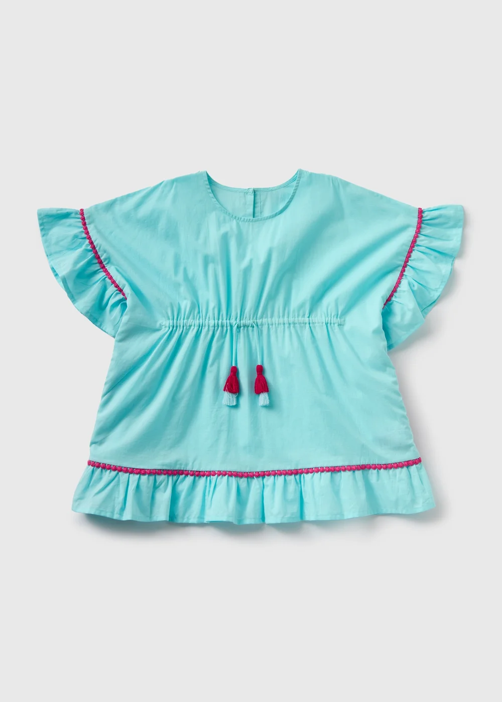 Girls Aqua Blue Kaftan (1-7yrs) - 1 half year to 2 Image 1