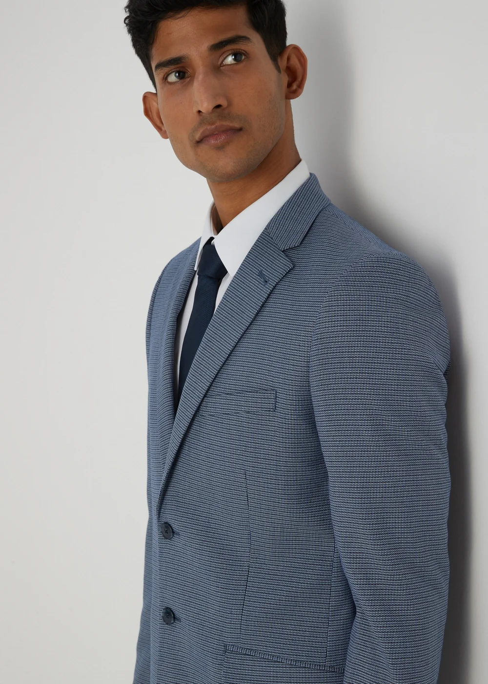 Taylor & Wright Richie Blue Skinny Fit Suit Jacket - 36 Chest Regular Image 1