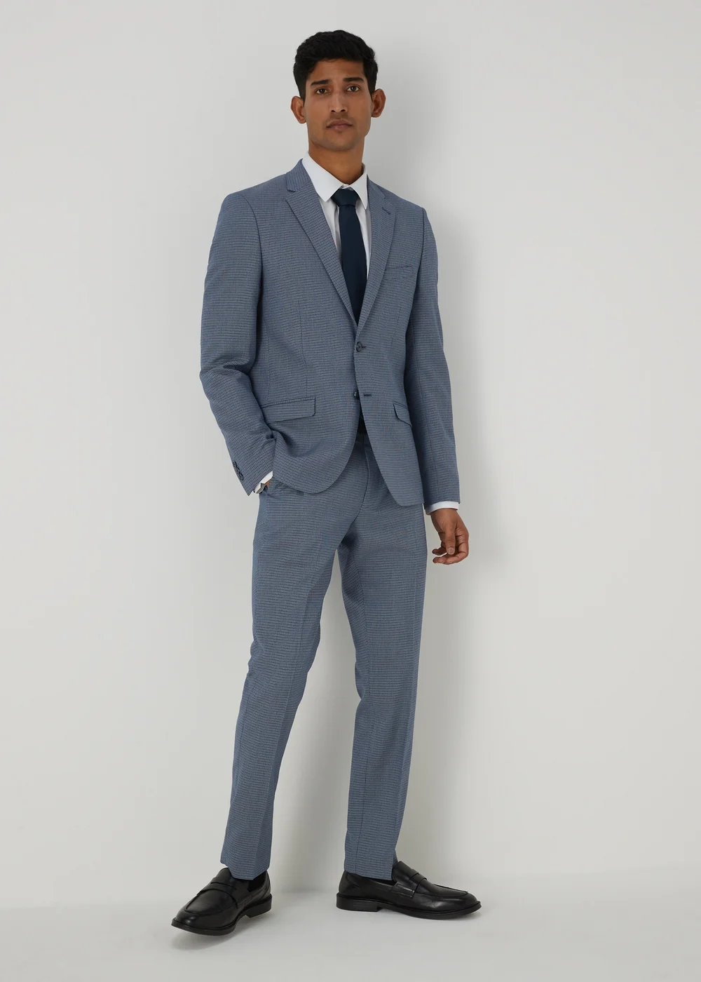 Taylor & Wright Richie Blue Skinny Fit Suit Jacket - 36 Chest Regular Image 4