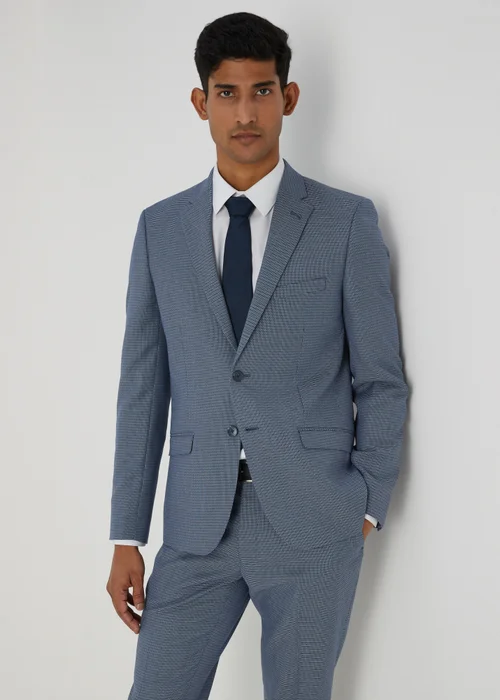 Taylor & Wright Richie Blue Skinny Fit Suit Jacket - 36 Chest Regular Image 3