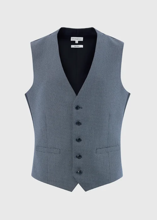 Taylor & Wright Richie Blue Waistcoat - Small Image 5
