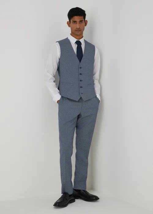 Taylor & Wright Richie Blue Waistcoat - Small Image 2