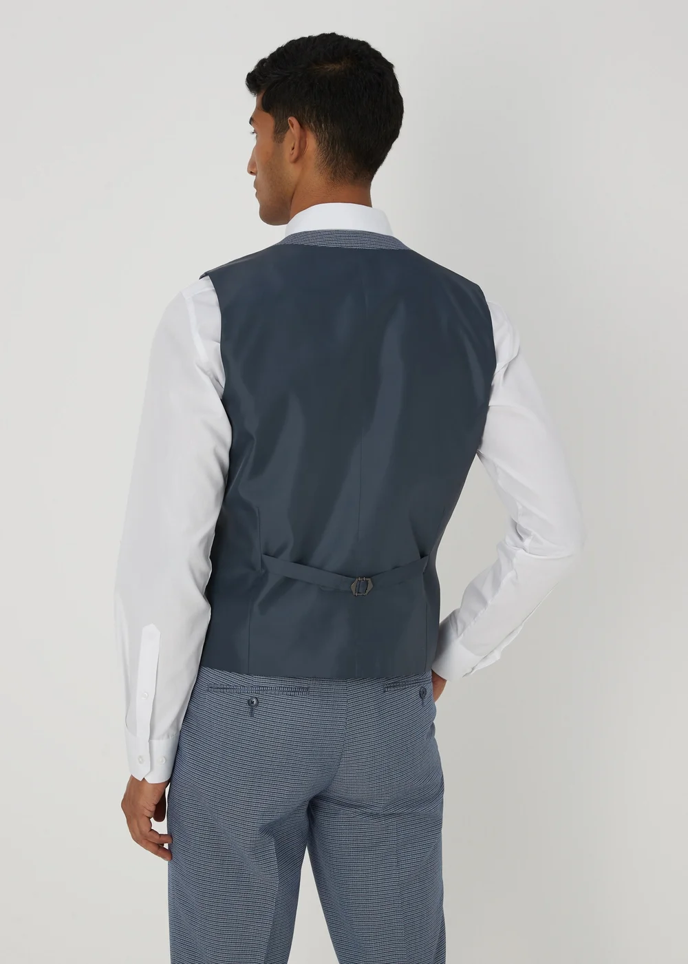 Taylor & Wright Richie Blue Waistcoat - Small Image 3