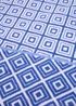 Blue Geo Jacquard Royal Towel - Hand Towel Image 2