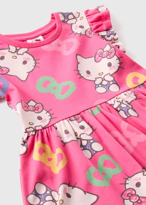 Hello Kitty Girls Pink Dress (1-7yrs) - 1-1.5 Yrs Image 2