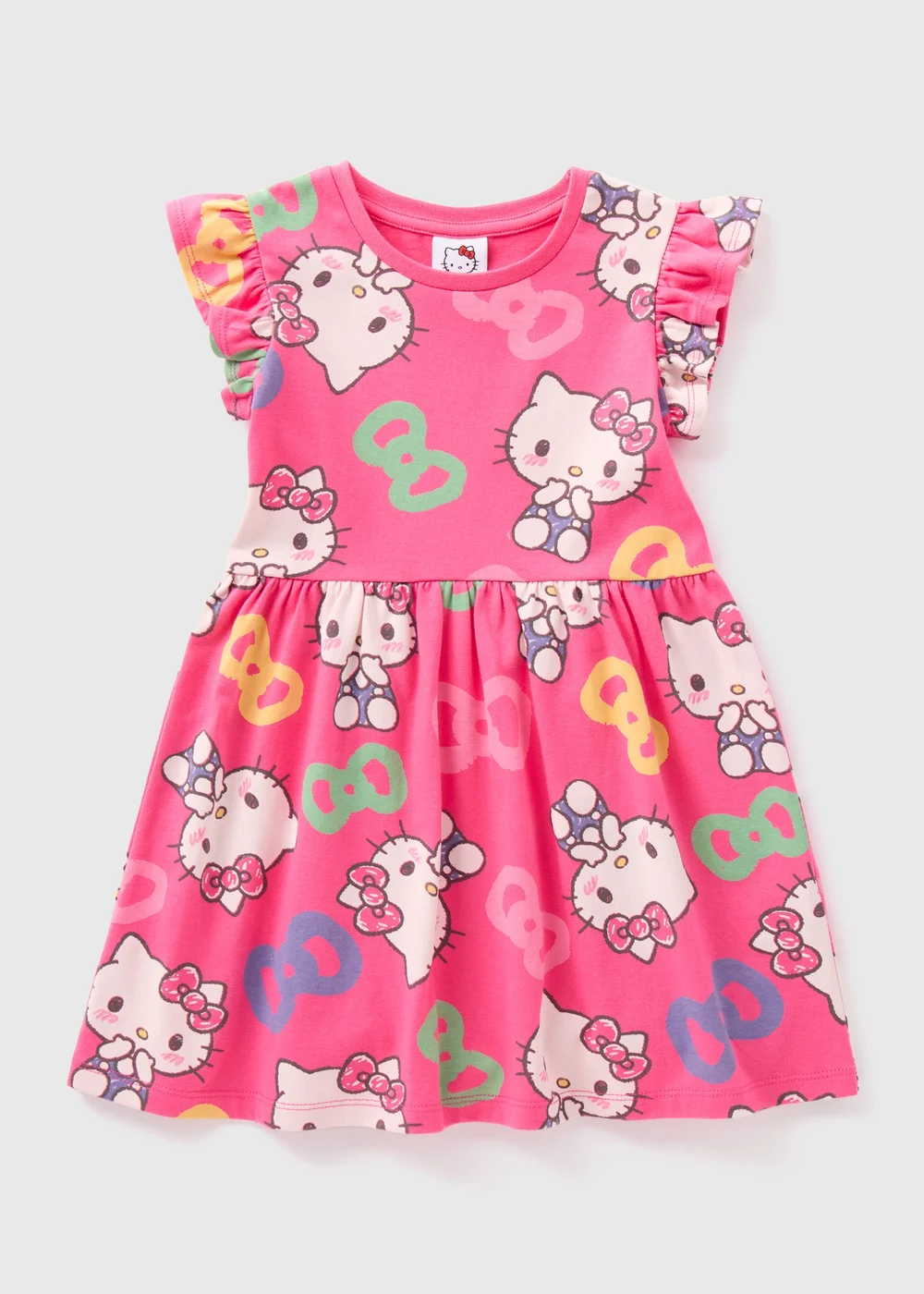 Hello Kitty Girls Pink Dress (1-7yrs) - 1-1.5 Yrs Image 1
