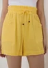 Yellow Double Cloth Shorts - 8 Image 3