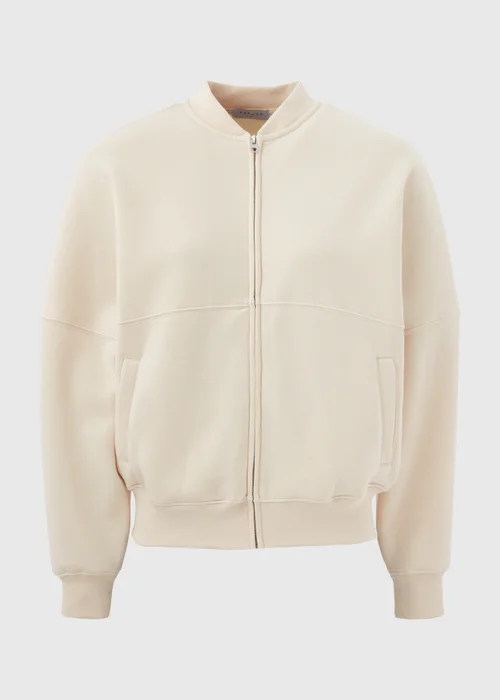 Cream Bomber Jacket - S Image 5