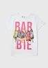 Barbie Girls White T-Shirt (4-12yrs) - Age 4 Years Image 1