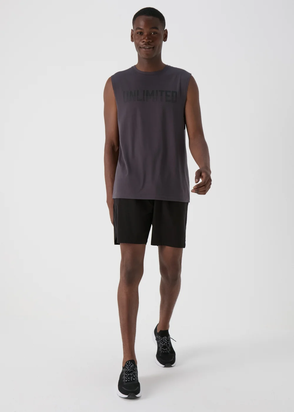 Souluxe Charcoal Unlimited Training Vest - S Image 4