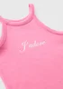 Girls Pink J'Adore Vest Top (7-13yrs) - Age 7 Years Image 2