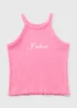 Girls Pink J'Adore Vest Top (7-13yrs) - Age 7 Years Image 1